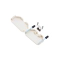 ACOV-SUB-50NB14 - CONN BACKSHELL 50POS 180DEG GRAY