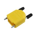 ACOV-SUB-50NB17 - CONN BACKSHELL 50POS 180DEG YLW