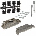 971-037-020-121 - CONN BACKSHELL 37POS 45DEG SHLD
