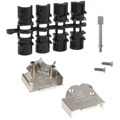165X02689XE - CONN BACKSHELL 9P 45DEG SHLD SLV