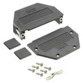 16-001830E - CONN BACKSHELL 25P 90/180DEG BLK