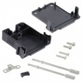 165X03329A - CONN BACKSHELL 25POS 180DEG BLK