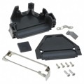 165X16549X - CONN BACKSHELL 50P 45/180DEG BLK