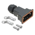 09670090438 - D SUB IP 67 TOP ENTRY PLASTIC HO