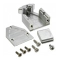 165X10819X - CONN BACKSHELL 9P 30DEG SHLD SLV