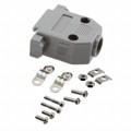 300X10179X - CONN BACKSHELL 15POS 180DEG GRAY