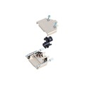 ACOV-SUB-15MB28 - CONN BACKSHELL 15POS 180DEG SHLD