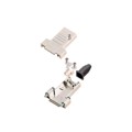 ACOV-SUB-09MB37 - CONN BACKSHELL 9P 45DEG SHLD SLV