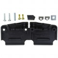 1-206478-2 - CONN BACKSHELL 25P 45/180DEG BLK
