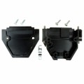 165X11259XE - CONN BACKSHELL 25P 45/180DEG BLK