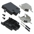 DH-17-CV2B - CONN BACKSHELL 17POS 180DEG SHLD