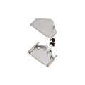 ACOV-SUB-37MB40 - CONN BACKSHELL 37POS 180DEG SHLD