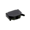 5-885000-3 - CONN BACKSHELL 25POS 180DEG BLK