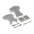 165X17949X - CONN BACKSHELL 2POS 180DEG GRAY