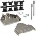 970-025-030R121 - CONN BACKSHELL 25POS 180DEG SHLD