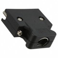 10326-52A0-008 - CONN BACKSHELL 26POS 180DEG BLK