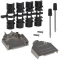 165X02619XE - CONN BACKSHELL 15POS 180DEG SHLD