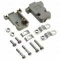 8630CH09UNCLF - CONN BACKSHELL 9POS 180DEG GRAY