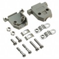 8630CH15UNCLF - CONN BACKSHELL 15POS 180DEG GRAY