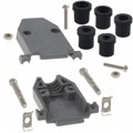 979-015-010R031 - CONN BACKSHELL 15POS 180DEG GRAY