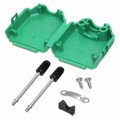 ACOV-SUB-09NB18 - CONN BACKSHELL 9POS 180DEG GREEN
