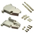 DA15-HD-AL-TS - D-SUB HOOD 15 WAY ALUM THUMB SCR