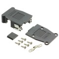 16-001810E - CONN BACKSHELL 9P 90/180DEG BLK
