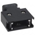 10314-52F0-008 - CONN BACKSHELL 14POS 180DEG BLK