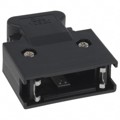10320-52F0-008 - CONN BACKSHELL 20POS 180DEG BLK