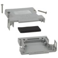 3485-2300F - CONN BACKSHELL 25POS 180DEG GRAY