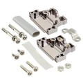 XM2S-2521 - CONN BACKSHELL 25POS 90DEG SHLD