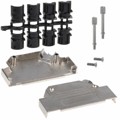 165X02719XE - CONN BACKSHELL 37POS 45DEG SHLD