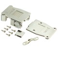 16-001750E - CONN BACKSHELL 9P 90/180DEG SHLD