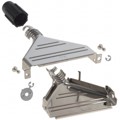 3357-9237 - CONN BACKSHELL 37POS 180DEG SHLD
