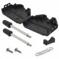 09670250424 - CONN BACKSHELL 25POS 180DEG BLK