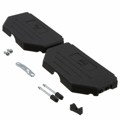 09670370424 - CONN BACKSHELL 37POS 180DEG BLK