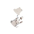 ACOV-SUB-15MB11 - CONN BACKSHELL 15P 90/180DEG SHD