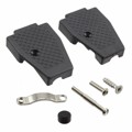 165X13019X - CONN BACKSHELL 9P 45/180DEG BLK