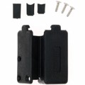 165X13219XE - CONN BACKSHELL 9P 90/180DEG BLK