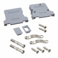 165X11889X - CONN BACKSHELL 25P 90/180DEG GRY