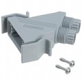 1688052 - CONN BACKSHELL 15POS 45DEG GRAY
