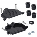 5748678-4 - CONN BACKSHELL 37POS 180DEG BLK