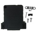 165X13439XE - CONN BACKSHELL 25POS 90DEG BLACK
