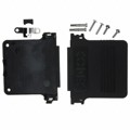 165X13409XE - CONN BACKSHELL 50POS 180DEG BLK