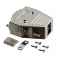 165X11319XE - CONN BACKSHELL 9P 45/180DEG SHLD
