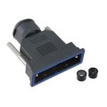 15-004680 - CONN BACKSHELL 25POS 180DEG BLK