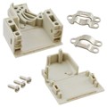 1-1393738-0 - CONN BACKSHELL 9POS 37.5DEG GRAY