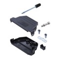 09670370434 - CONN BACKSHELL 37POS 45DEG BLACK