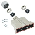 09670370538 - CONN BACKSHELL 37POS 180DEG SHLD