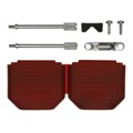972-015-01SR061 - CONN BACKSHELL 15POS 180DEG RED